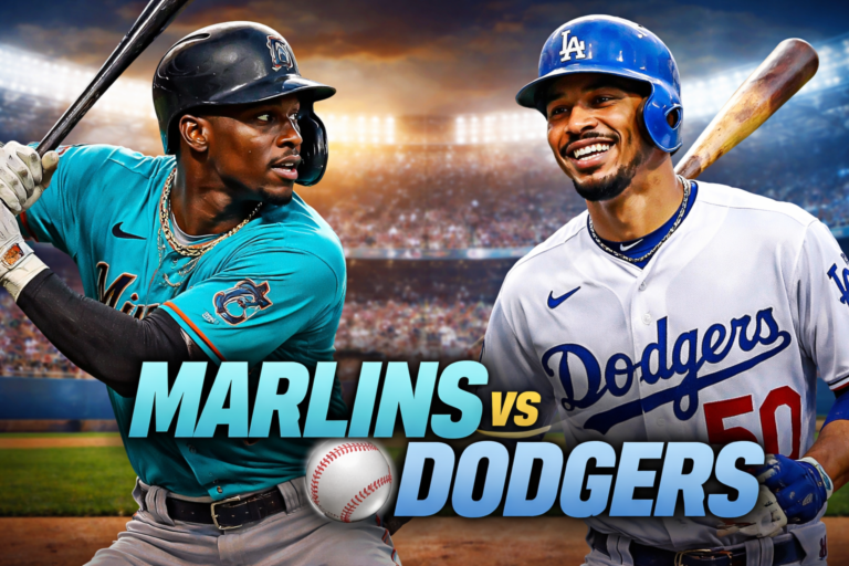 Miami Marlins vs Dodgers Match Player Stats