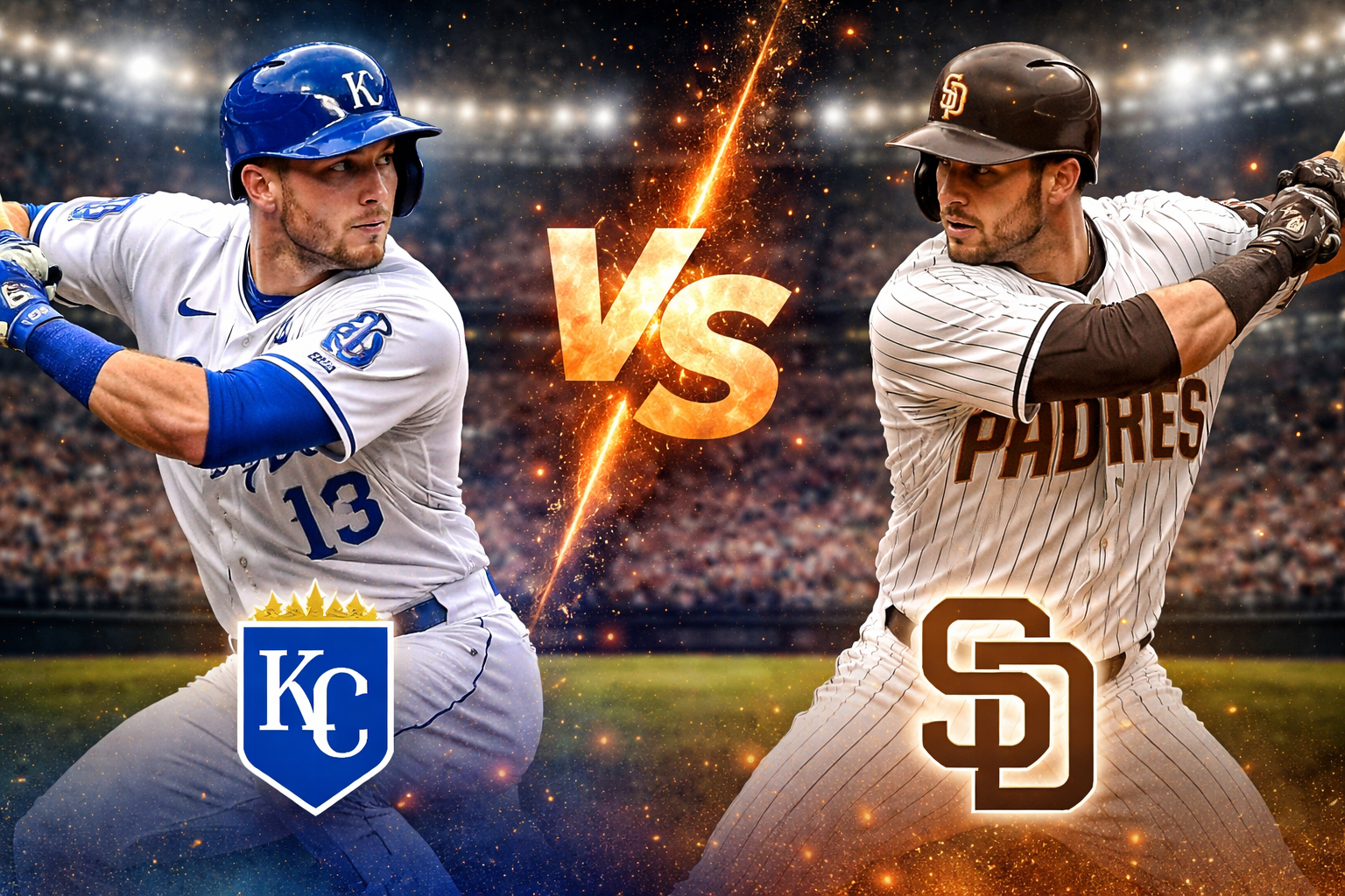 Kansas City Royals vs Padres Match Player Stats