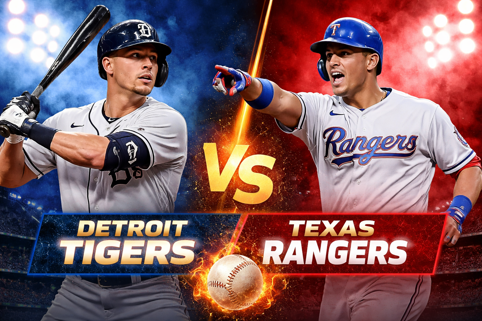 Detroit Tigers vs Texas Rangers Match Player Stats Breakdown