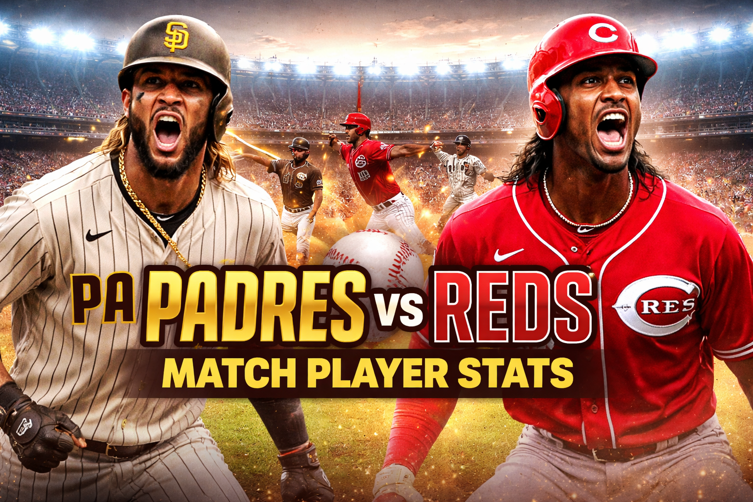 Padres vs Cincinnati Reds Match Player Stats (2026)