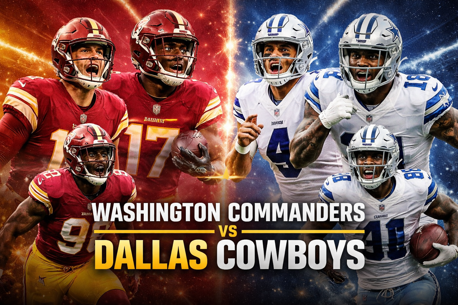 Washington Commanders vs Dallas Cowboys Match Player Stats