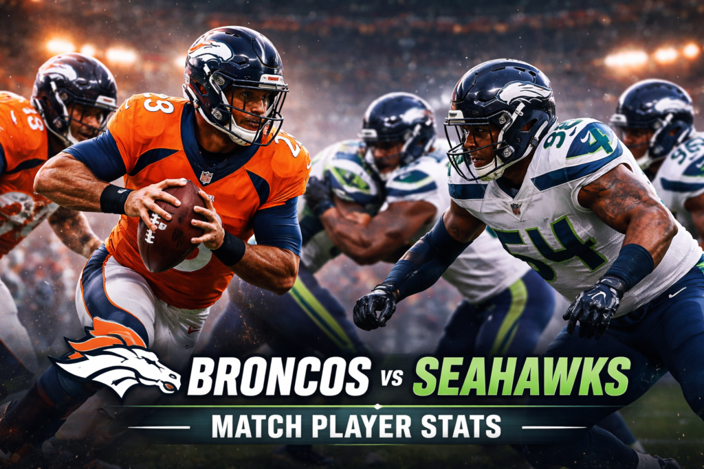 Denver Broncos vs Seahawks Match Player Stats