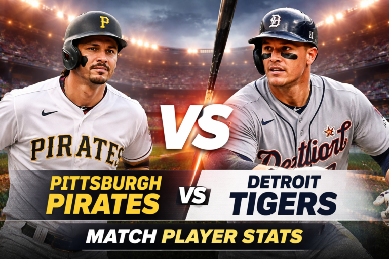 Pittsburgh Pirates vs Detroit Tigers Match Player Stats