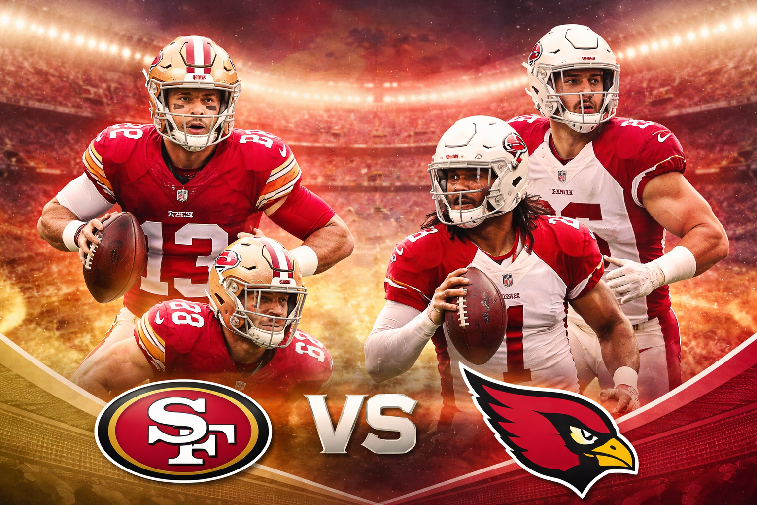 49ers vs Arizona Cardinals Match Player Stats