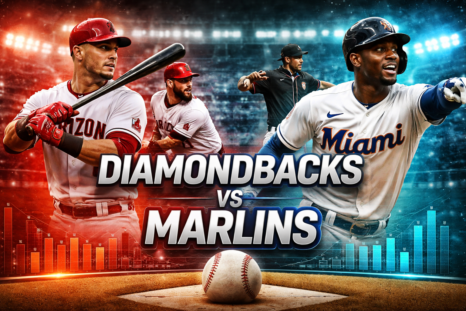 Arizona Diamondbacks vs Miami Marlins Match Player Stats